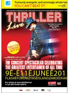Thriller Live at the FLASH Forum, Abu Dhabi