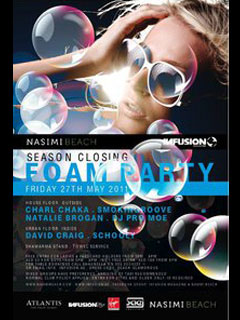 NASIMI BEACH 'Season Closing' FOAM PARTY
