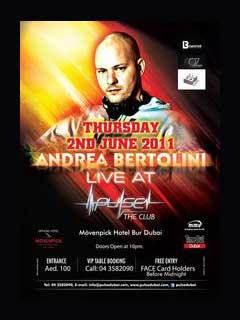 Andrea Bertolini Live @ PULSE Moevenpick Hotel