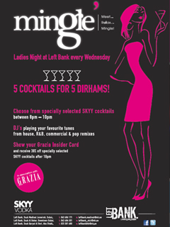 Mingle @ Left Bank, Souk Al Bahar, Dubai