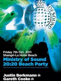 Ministry of Sound - The 20:20 Beach Party!! Friday 7th October!!