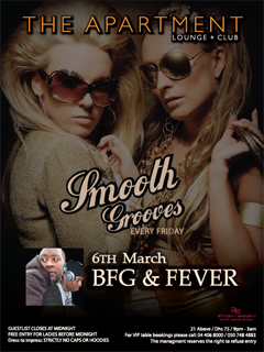 Smooth Grooves presents BFG and FEVER
