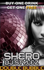 BUY 1 DRINK & GET 1 FREE INCLUDING BOTTLES