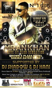 IMRAN KHAN LIVE @ NO.1 DESI - SENSATION IMRAN KHAN LIVE @ NO.1 DESI - SENSATION