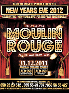 MOULIN ROUGE- New Year's Eve Party 2012- 31.12.2011 MOULIN ROUGE- New Year's Eve Party 2012- 31.12.2011