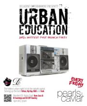Urban Education - Post Brunch Party!