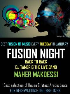 Fusion Night Tues Fusion Night Tues