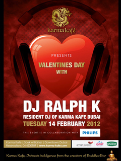 Karma Kafe and Philips present Valentines Day with DJ Ralph K
