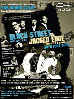 Slam & Hamilton presents JAGGED EDGE vs BLACK STREET