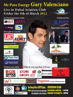 Gary Valenciano LIVE in Dubai Aviation Gary Valenciano LIVE in Dubai Aviation