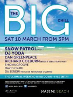☼ THE BIG CHILL ☼ at Nasimi Beach | Saturday 10th March ☼ THE BIG CHILL ☼ at Nasimi Beach | Saturday 10th March