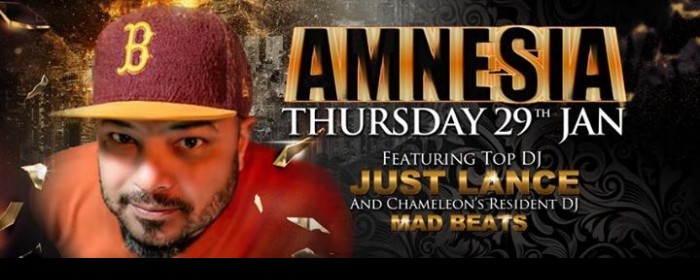 AMNESIA Ft. JUST LANCE @ Chameleon Club Dubai AMNESIA Ft. JUST LANCE @ Chameleon Club Dubai