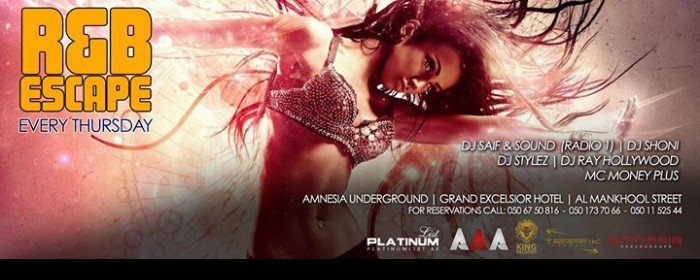 AMNESIA UNDERGROUND by RnB Escape Every Thursday AMNESIA UNDERGROUND by RnB Escape Every Thursday