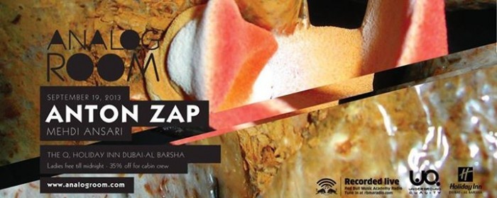 Analog Room Presents: Anton Zap (Ethereal Sound) @ The Q Underground