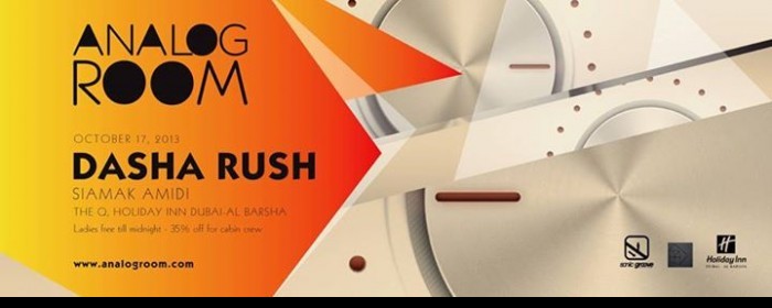 Analog Room Presents: Dasha Rush (Berghain, Sonic Groove) @ The Q Underground Analog Room Presents: Dasha Rush (Berghain, Sonic Groove) @ The Q Underground