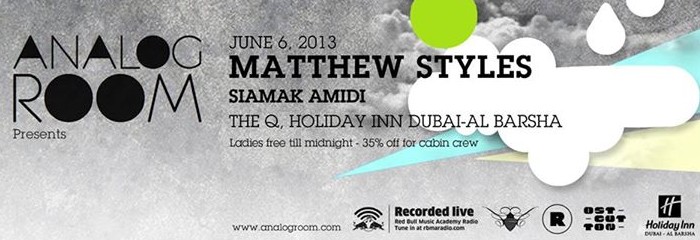 Analog Room Presents: Matthew Styles (Ostgut Ton, Cocoon rec) @ The Q Underground