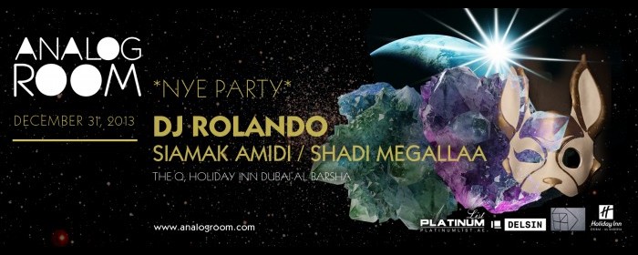Analog Room presents: NYE PARTY with DJ Rolando