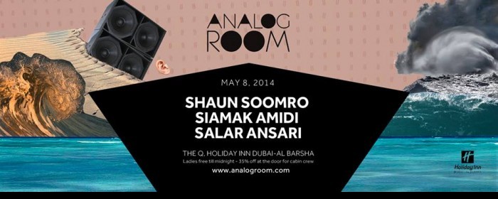 Analog Room presents: Shaun Soomro Analog Room presents: Shaun Soomro