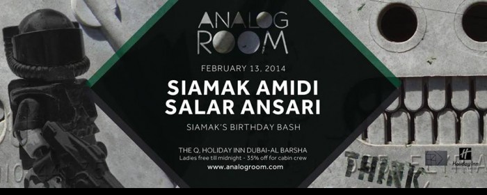 Analog Room presents: Siamak's Birthday Bash