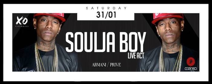 Armani/Privé’s XO Saturdays hosts the very special International superstar Soulja Boy