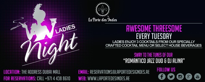 Awesome Threesome Ladies Night @La Porte Awesome Threesome Ladies Night @La Porte