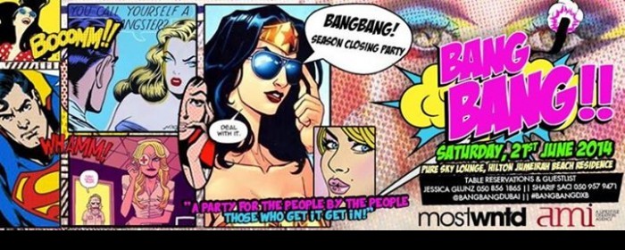BANGBANG Season Closing at PURE SKY LOUNGE - SAT 21st JUNE