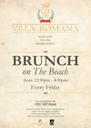 BRUNCH on the BEACH at Villa Romana BRUNCH on the BEACH at Villa Romana