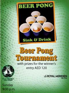 Beer Pong Night 18/03/3012