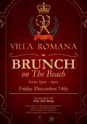Brunch on the Beach at Villa Romana Brunch on the Beach at Villa Romana