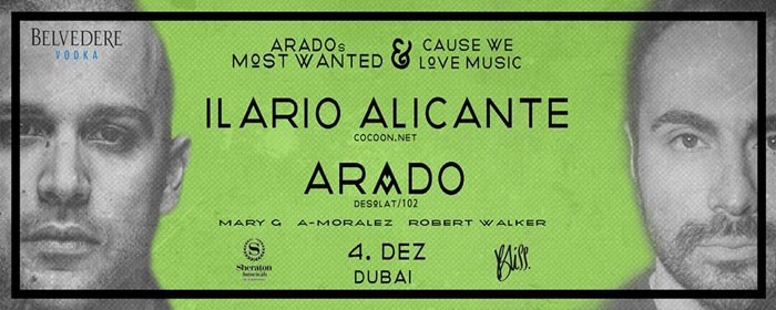 ★★★CAUSE WE LOVE MUSIC★★★        presents                  ★ILARIO ALICANTE★ARADO★