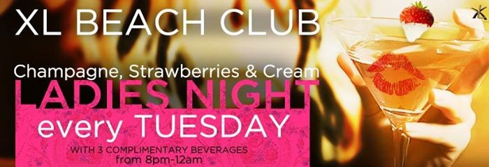 Champagne, Strawberries & Cream Ladies Night