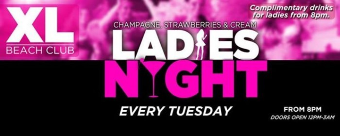 Champagne, Strawberries & Cream Ladies Night