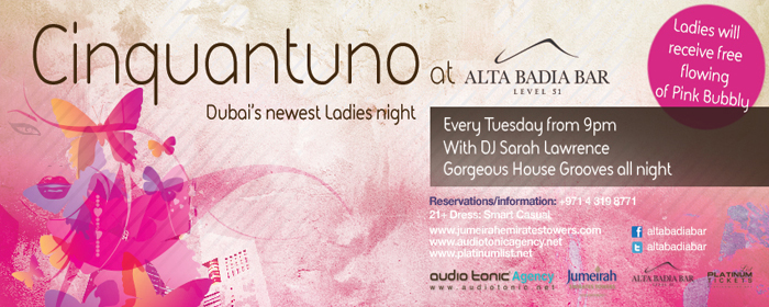 Cinquantuno Ladies Night at Alta Badia Bar Cinquantuno Ladies Night at Alta Badia Bar