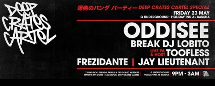 DEEP CRATES CARTEL presents ODDISEE LIVE