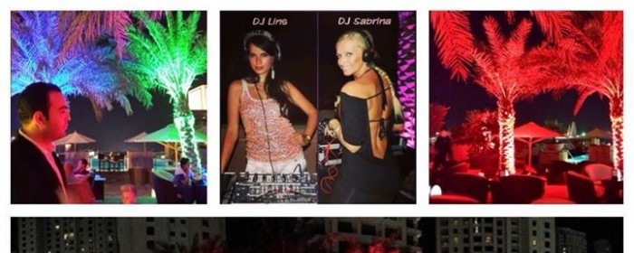 DJ SABRINA & LINA weekly at Infini Pool Lounge SOFITEL JBR