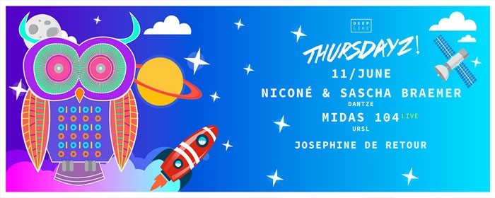 Deep Like Thursdayz! Surprise Closing Party w/ Niconé & Sascha Braemer, Midas 104