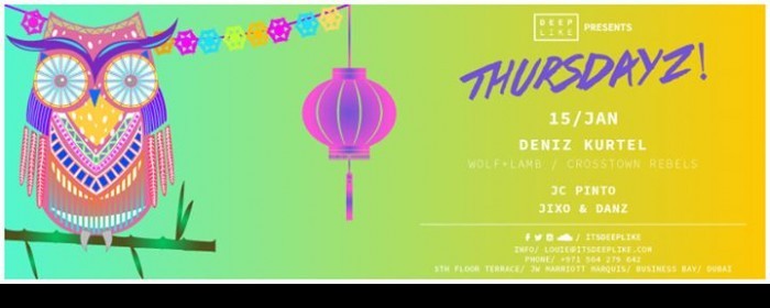 Deep Like presents Thursdayz! with Deniz Kurtel