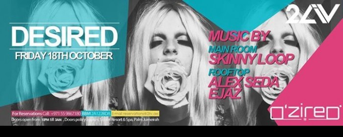 Desired @ 2Liv! FREE Drinks for Ladies 10-12pm! Desired @ 2Liv! FREE Drinks for Ladies 10-12pm!