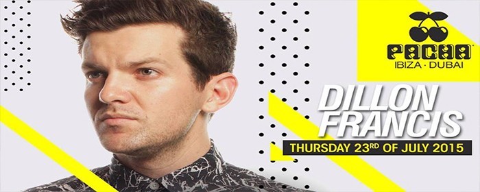 Dillon Francis at Pacha Dubai Dillon Francis at Pacha Dubai
