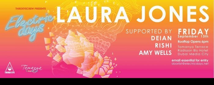 △ ELECTRIC DAYS ▽ LAURA JONES △
