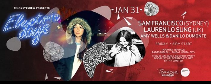 ELECTRIC DAYS ♣ SAM FRANCISCO ♣ LAURENLOSUNG ELECTRIC DAYS ♣ SAM FRANCISCO ♣ LAURENLOSUNG