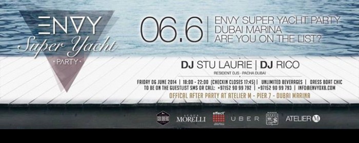 ENVY Super Yacht Party ENVY Super Yacht Party