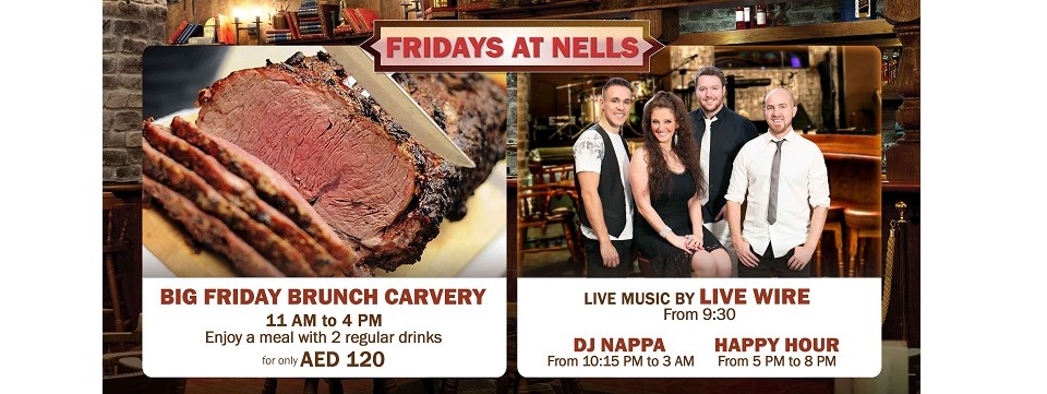 Friday Carvery Brunch at Nell's Friday Carvery Brunch at Nell's