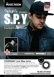 GLOBALFUNK presents DJ S.P.Y & MC LOWQUI @ The Music Room