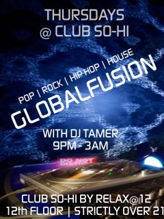 Global Fusion @CLUB SO-HI | aloft Abu Dhabi Global Fusion @CLUB SO-HI | aloft Abu Dhabi