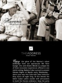 Havana Nights @ Blends, The Address Dubai Marina