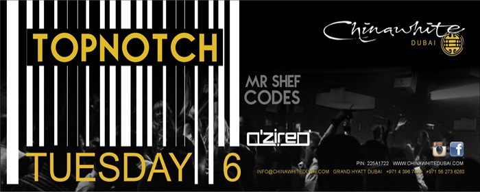 Introducing TopNotch- Every Tuesday @ Chinawhite!!!