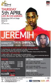 JEREMIH Performing LIVE ON STAGE at CHI GARDEN