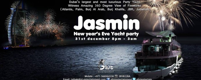 SOLD OUT Jasmin New Years Eve Yacht Party SOLD OUT Jasmin New Years Eve Yacht Party