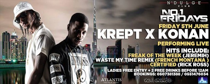KREPT X KONAN LIVE @ N'DULGE CLUB KREPT X KONAN LIVE @ N'DULGE CLUB